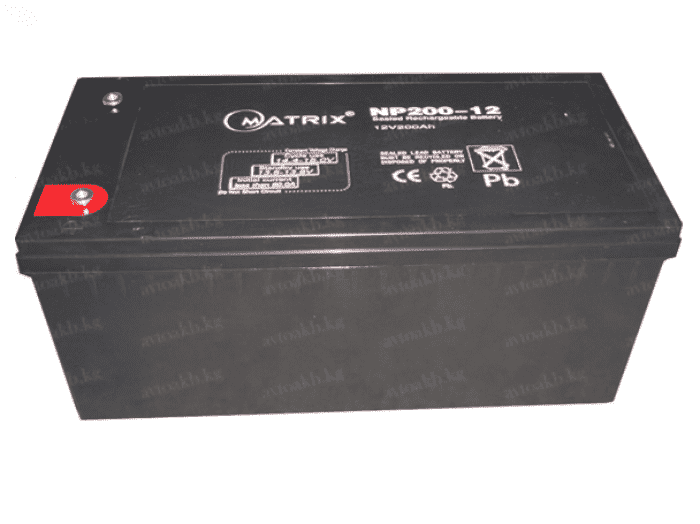 Аккумулятор Matrix 12V 200Ah (NP200-12)